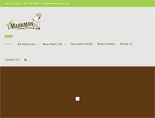 Tablet Screenshot of markmanpeat.com